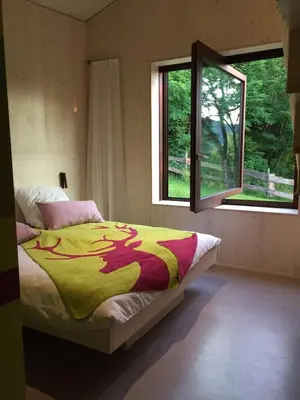 Letto o letti in una camera di B&B La Mugletta