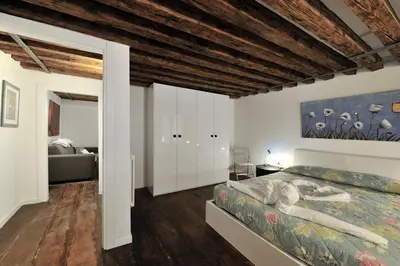 Letto o letti in una camera di Red Rose