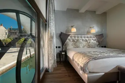 Letto o letti in una camera di Palazzo Veneziano - Venice Collection