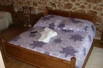 Letto o letti in una camera di b&b alla pergola