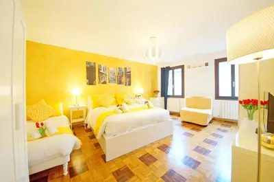 Letto o letti in una camera di Calle dei Fabbri Apartment