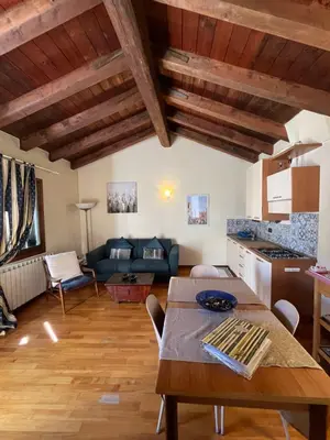 Area soggiorno di Romantic Rialto Apartment