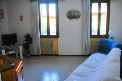 Letto o letti in una camera di Casa Vacanze Vedelago