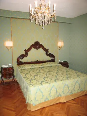 Letto o letti in una camera di Cà Bollani