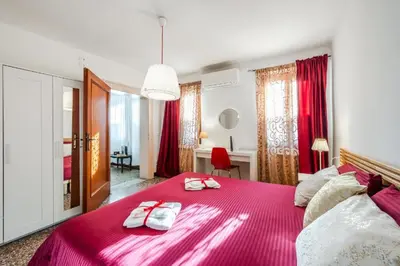 Letto o letti in una camera di Ca' Gallion 1144
