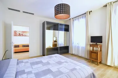 Letto o letti in una camera di Ca' Etta