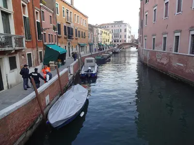 Vista sul fiume nelle vicinanze dell'appartamento