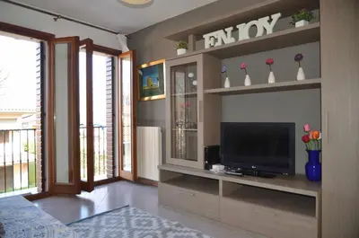 TV o dispositivi per l'intrattenimento presso Montello Apartment a pochi passi dal centro