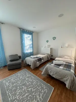 Letto o letti in una camera di Locanda Caffe Sport