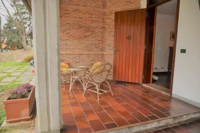 Patio o area all'aperto di Padova Villetta con ampio parco privato