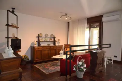 Area soggiorno di Padova Villetta con ampio parco privato