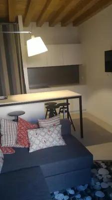 TV o dispositivi per l'intrattenimento presso Cinquelune Apartment