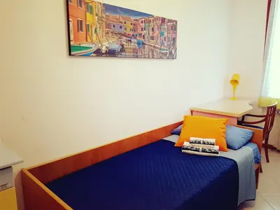 Letto o letti in una camera di Appartamento Angelo Emo