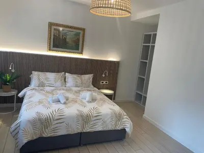 Letto o letti in una camera di Hotel La Pergola di Venezia