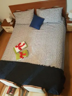 Letto o letti in una camera di B&B Kristina