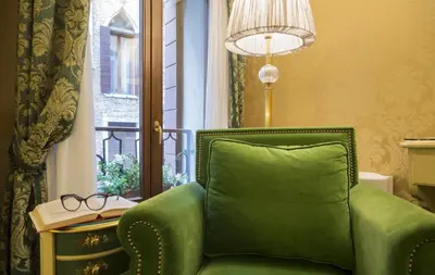Area soggiorno di Hotel Becher