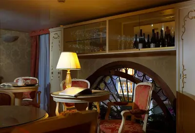 Area soggiorno di Hotel Becher