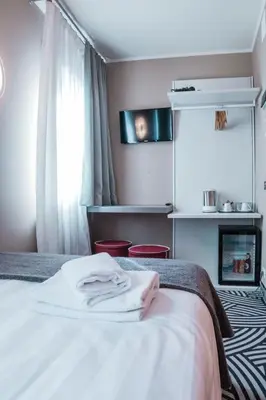 Letto o letti in una camera di Hotel Cannaregio 2357