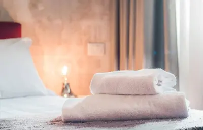 Letto o letti in una camera di Hotel Cannaregio 2357