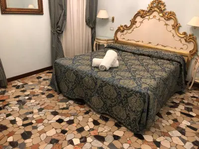 Letto o letti in una camera di Alloggi Santa Sofia