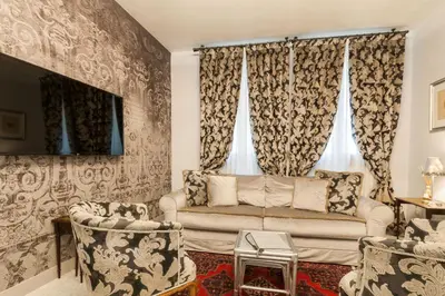 Area soggiorno di San Marco Luxury Apartment - Muneghe