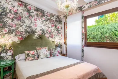 Letto o letti in una camera di Hotel Villa Rosa
