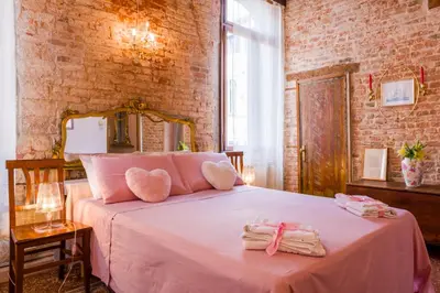 Letto o letti in una camera di San Polo Home