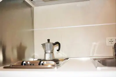 Set per la preparazione di tè e caffè presso Apartment 3028