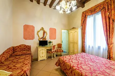Letto o letti in una camera di Hotel Al Vagon