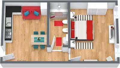 Planimetria di DolceVita Apartments N 185