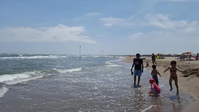 Paesaggio naturale nelle vicinanze del campeggio
