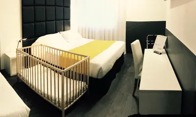 Letto o letti in una camera di Hotel Pex Padova