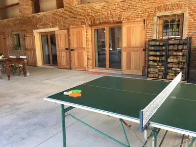 Attrezzature per ping pong presso Agriturismo Corte Bertesina o nelle vicinanze