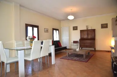 Area soggiorno di Elegante ed economico appartamento a Camposampiero