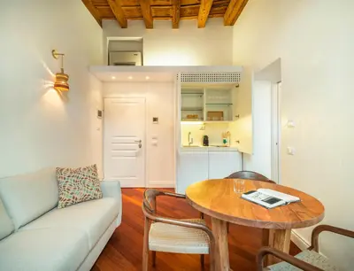 Area soggiorno di Zattere Lofts R&R