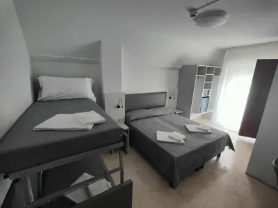 Letto o letti in una camera di Hotel DOLCEVITA Park & Beach included