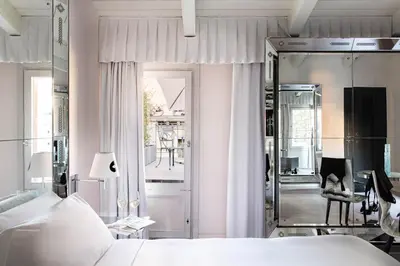 Letto o letti in una camera di Hotel Palazzina Grassi