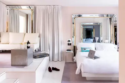 Letto o letti in una camera di Hotel Palazzina Grassi