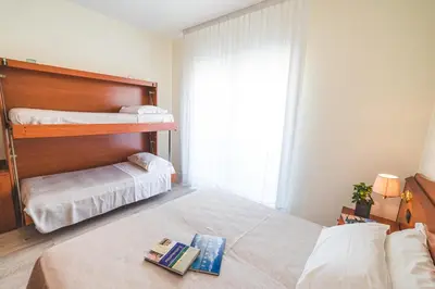 Letto o letti in una camera di Hotel Sole