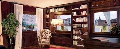 Biblioteca nel bed & breakfast