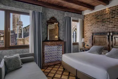 Letto o letti in una camera di B&B Bloom Settimo Cielo