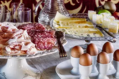 Cibo presso il bed & breakfast o nelle vicinanze