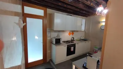 Cucina o angolo cottura di Cà Lirica