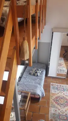Letto o letti in una camera di Lovely hayloft - Incantevole barchessa