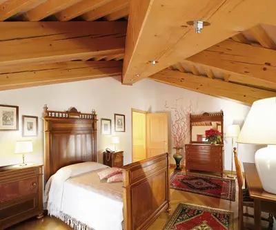 Letto o letti in una camera di Villa Busta Hotel