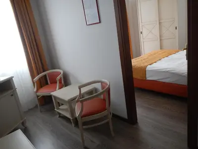 Letto o letti in una camera di Regent's Hotel