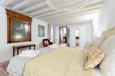 Letto o letti in una camera di Ca' del Carro Family Apartment