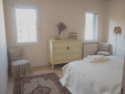 Letto o letti in una camera di Casa Mongolfiere Venezia