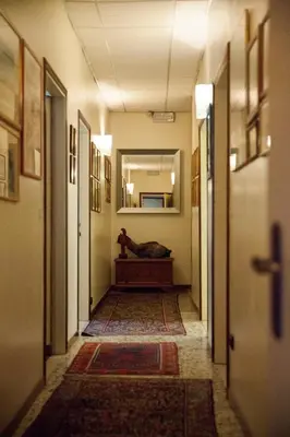 Letto o letti in una camera di Hotel Trieste