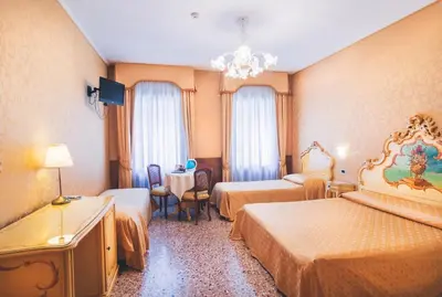 Letto o letti in una camera di Hotel Al Malcanton